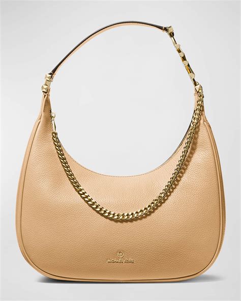 piper large michael kors|MICHAEL Michael Kors Piper Large Leather Hobo Bag.